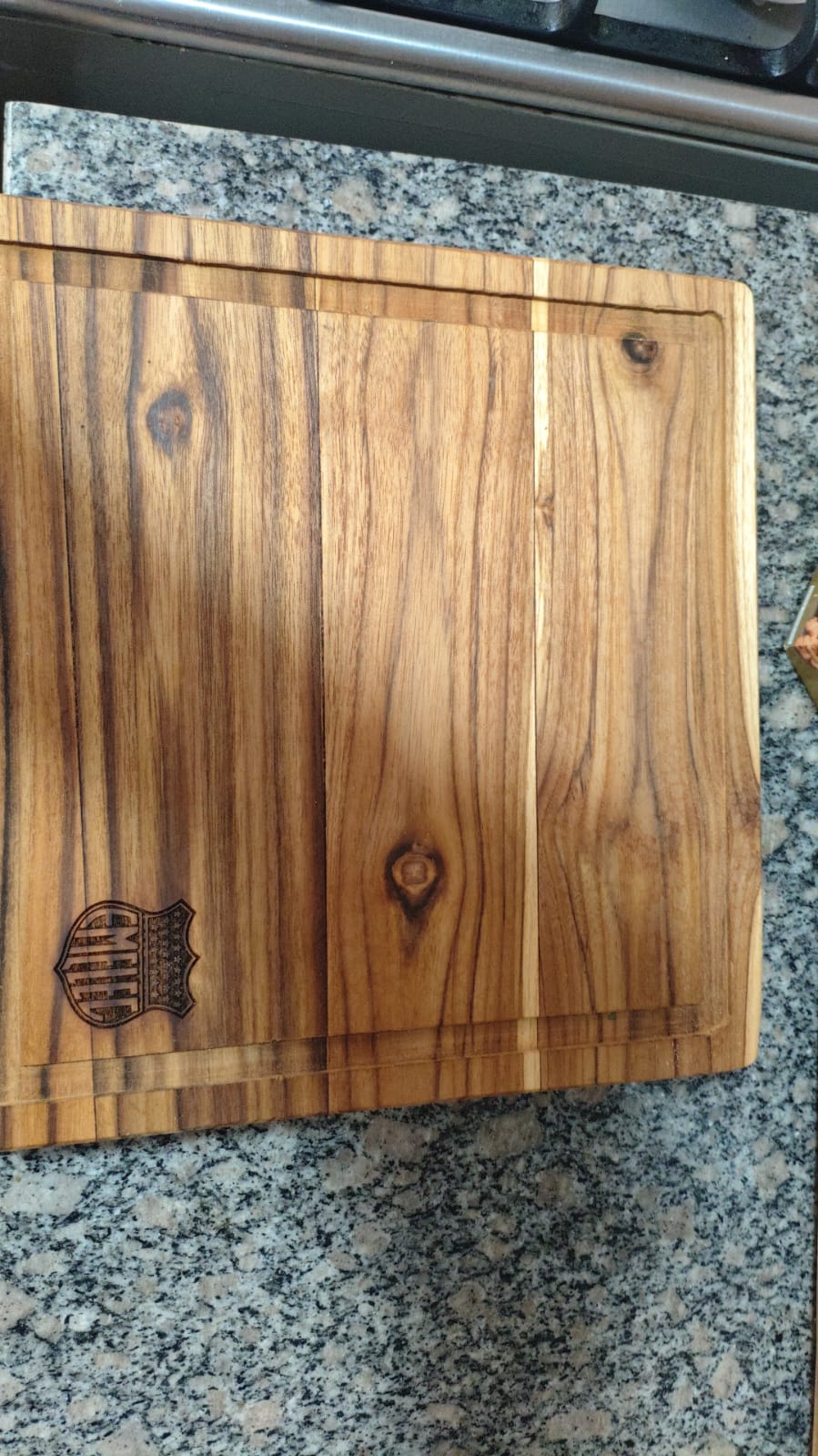 Tabla de Asado Cuadrada Minimalista