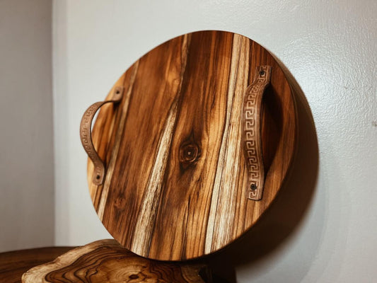 Tabla de Asado Redonda con Manija Premium