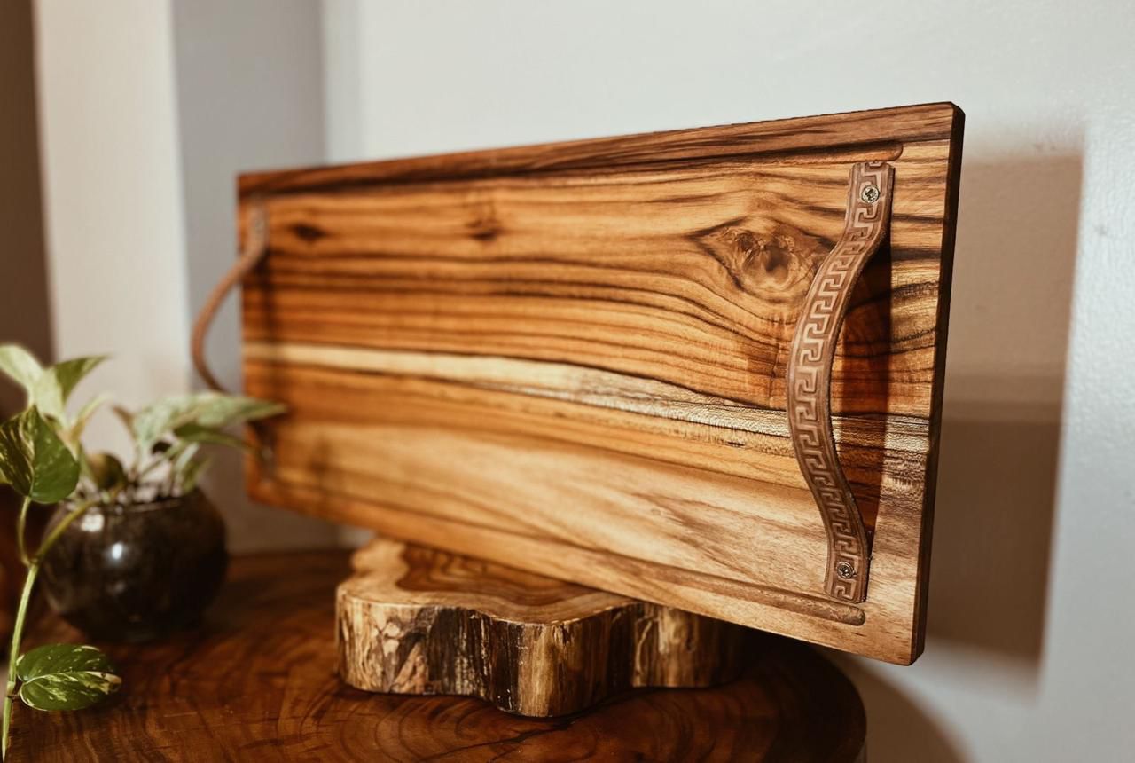 Tabla rectangular Premium con agarradera